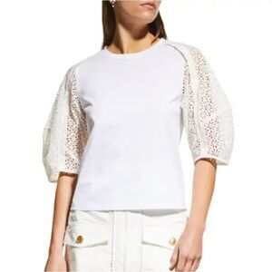 3.1 PHILLIP LIM borderie anglaise T-shirt